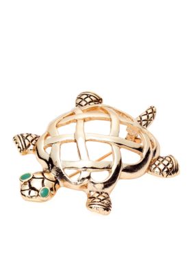 Napier Boxed Turtle Pin