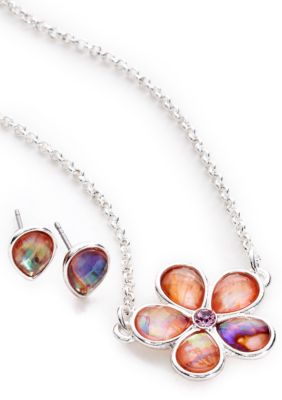 Napier Boxed Necklace And Earring Set