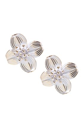 Napier Flower Stud Earrings