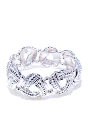 Napier Textured Stretch Bracelet