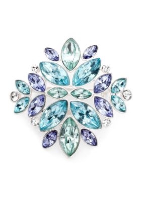 Napier Boxed Cluster Pin