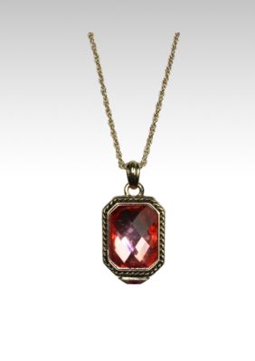 Napier Square Pendant Necklace