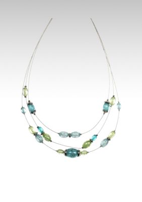Napier Green and Blue Illusion Necklace