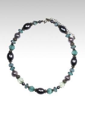 Napier Blue Green Fashion Necklace