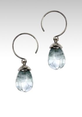 Napier Blue and Green French Wire Earring