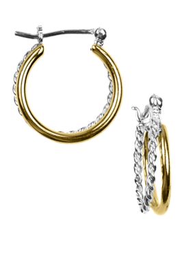 Napier Pierced Click It Hoop
