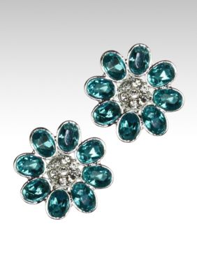 Napier Beautiful Bouquet Button Clip Earring