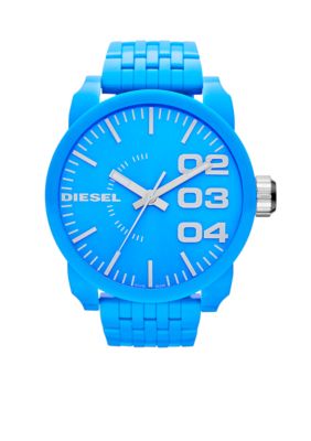Diesel Men's Blue Acetate Analog Three-Hand Watch