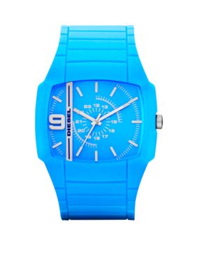 Diesel Men's Analog Blue Silicone Watch