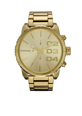 Diesel Men's Gold Tone Stainless Steel Chronograph Watch