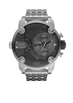 Diesel Men's Stainless Steel with Black Chronograph Watch