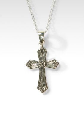 Belk Silverworks Oxidized Cross