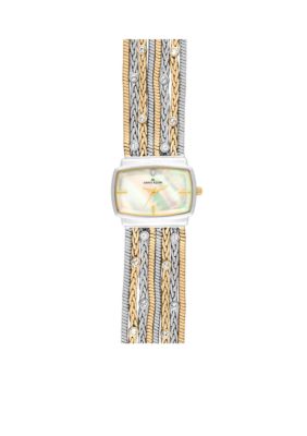 Anne Klein Fashion Metal Chain Bracelet Watch<br>