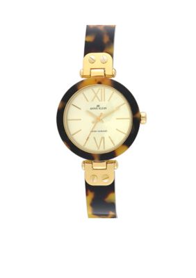 Anne Klein Tortoise Bangle Watch
