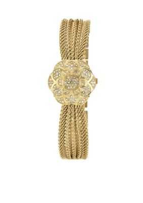 Anne Klein Covered Dial Mesh Bracelet Watch 