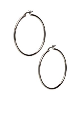 Belk Silverworks Large Round Hoop Earring