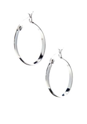 Belk Silverworks Silver 100 U Shaped Hoop Earring