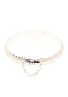 Belk Silverworks Polished 7mm Silver 100 Bracelet