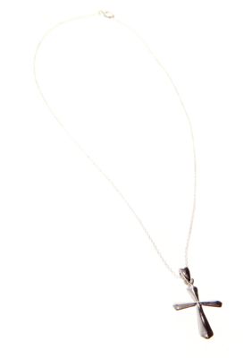 Belk Silverworks Silver 100 Diamond Cut Cross