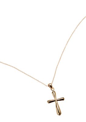Belk Silverworks Cross Pendant Necklace