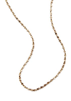 Belk Silverworks Necklace in 24Kt Gold over Silver 100