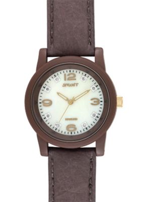 Sprout Brown Corn Resin Case and Brown Strap