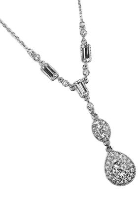 Givenchy Crystal Y Necklace