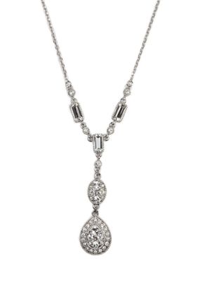 Givenchy Crystal Y Necklace