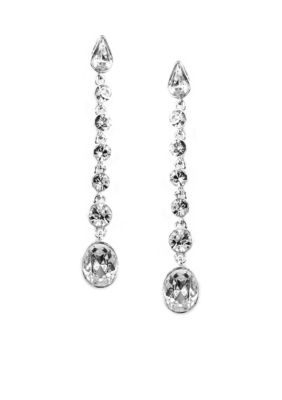 Givenchy Crystal Linear Drop Earrings