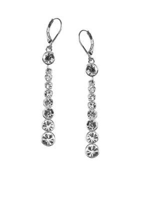Givenchy Crystal Linear Drop Earrings