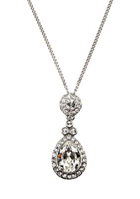 Givenchy Teardrop Pendant Necklace