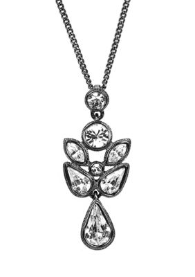 Givenchy Crystal Pendant Necklace