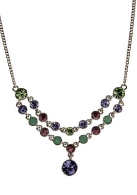 Givenchy Purple Multi Frontal Necklace
