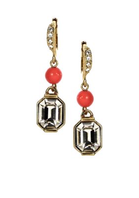 Givenchy Coral Drop Earrings