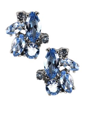 Givenchy Sapphire Cluster Earring