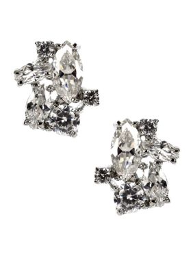 Givenchy Cubic Zirconia Cluster Earring