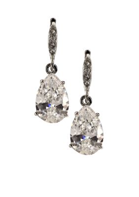 Givenchy Cubic Zirconia Drop Earrings