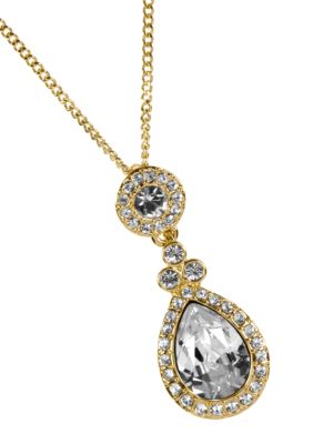 Givenchy Gold Teardrop Pendant