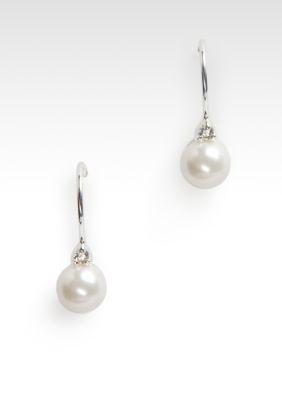 Lauren Ralph Lauren 8mm Silver Bead Earring