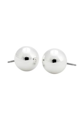 Lauren Ralph Lauren 10mm Silver Ball Stud Earring