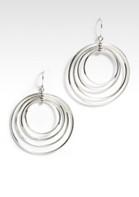 Lauren Ralph Lauren Large 4 Ring Hoop Earring