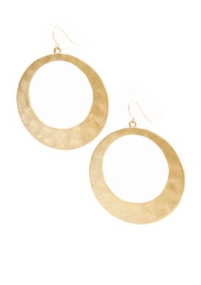 Lauren Ralph Lauren Large Flat Gypsy Hoop