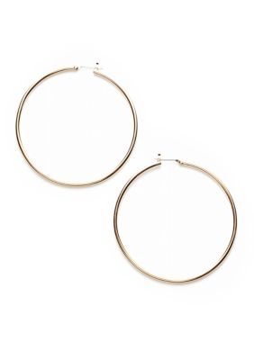 Lauren Ralph Lauren Gold Tone Hoop Earring