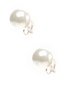 Lauren Ralph Lauren Pearl Stud Clip Earring