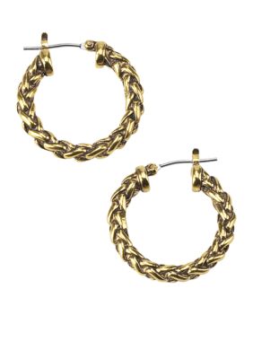 Lauren Ralph Lauren Small Braided Hoop Earring