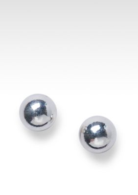 Lauren Ralph Lauren Silver Bead Stud Earring