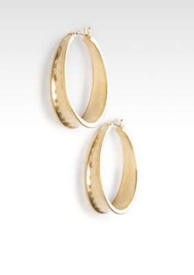 Lauren Ralph Lauren Gold Hoop Earring