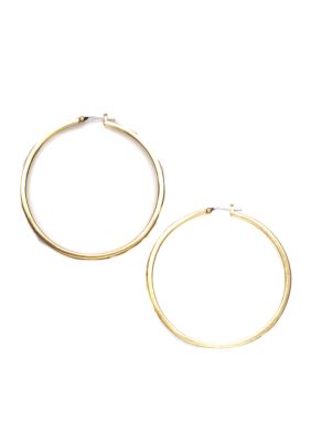 Lauren Ralph Lauren Hammered Hoop
