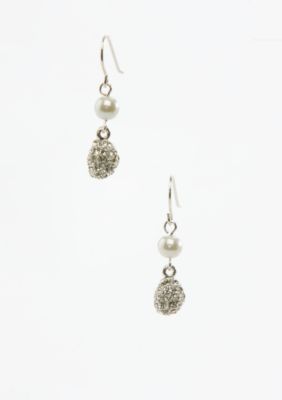 Lauren Ralph Lauren Glass Pearl Drop Earring