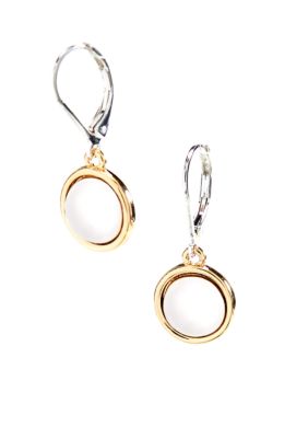 Lauren Ralph Lauren Button Drop Earring